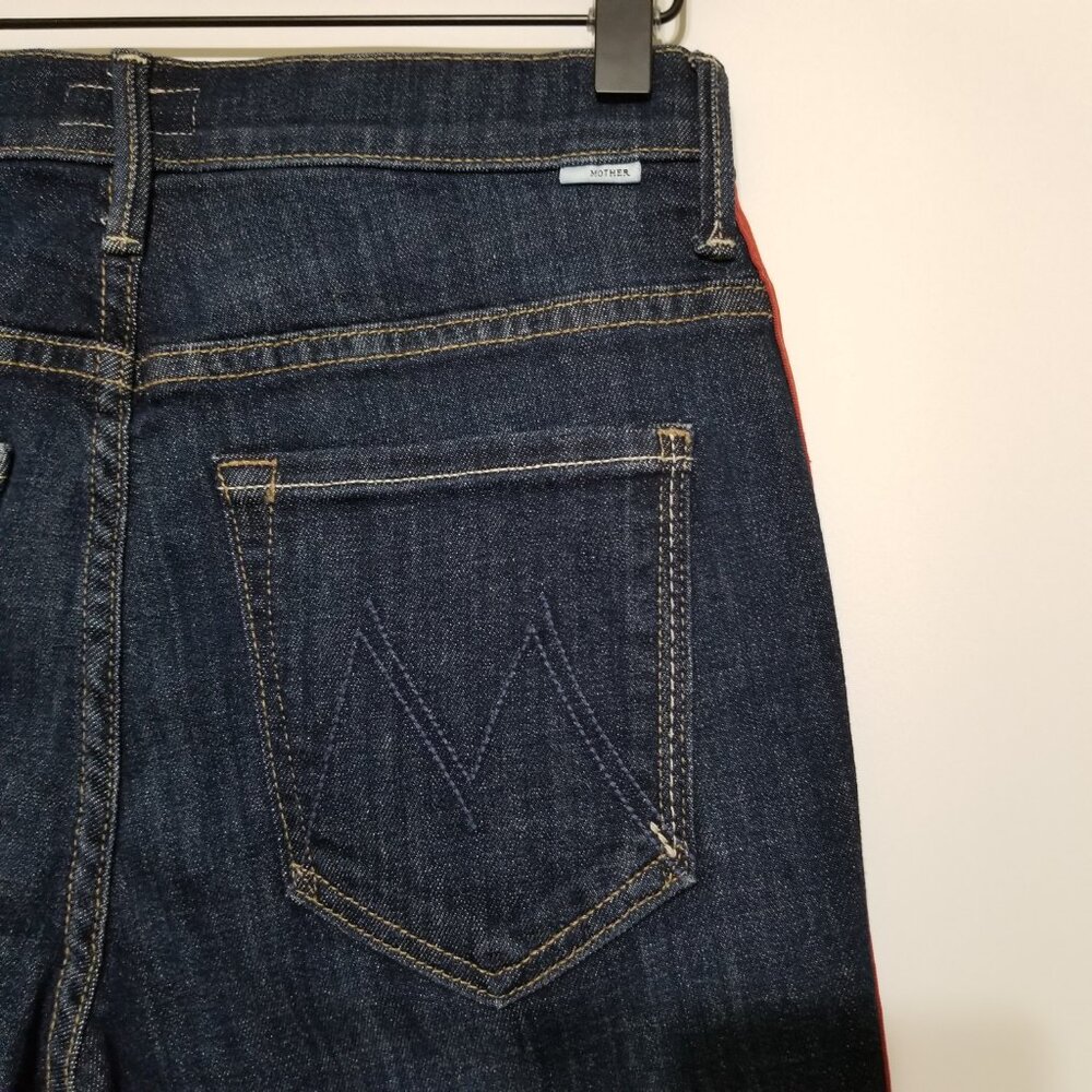 NWT Mother Denim The Insider Crop Step Fray in Speed Racer As Seen On Gigi Hadid - Picture 9 of 16